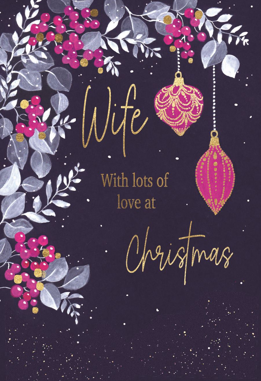 WIFE CHRISTMAS CARD