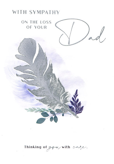 SYMPATHY LOSS OF DAD CARD