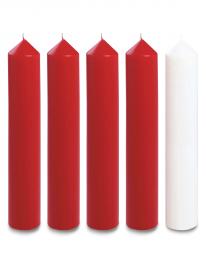 2 X 15 INCH ADVENT CANDLE SET