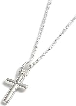 TINY SILVER CROSS PENDANT