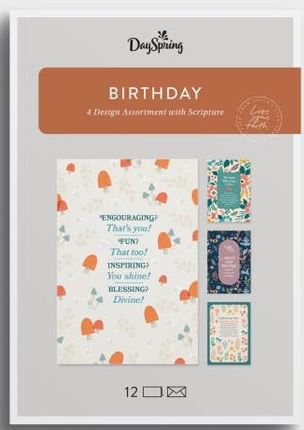 BIRTHDAY CARDS BOX OF 12