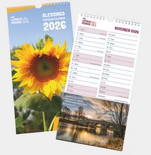 2026 BLESSINGS POSTCARD CALENDAR 