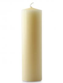 2 X 15 INCH IVORY BEESWAX CANDLE