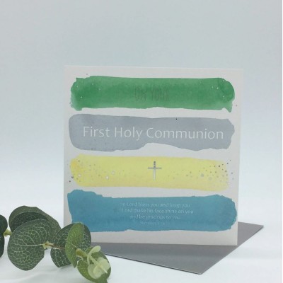 FIRST HOLY COMMUNION GREETINGS CARD FIRST HOLY COMMUNION GREETINGS CARD