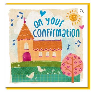 ON YOUR CONFIRMATION GREETINGS CARD