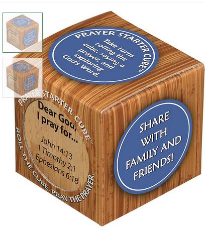 BOXED PRAYER CUBE PRAYER STARTERS