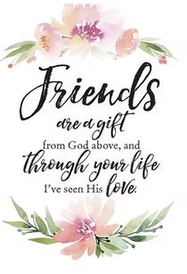 WALL PLAQUE FRIENDS ARE A GIFT