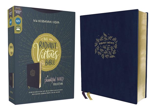 NIV RADIANT VIRTUES BIBLE NAVY