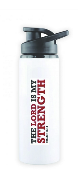 THE LORD IS MY STRENGTH SPORTS BOTTLE