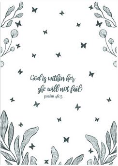 GOD IS WITHIN HER TEA TOWEL