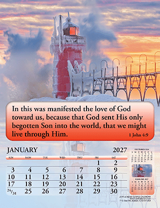 JOYFUL NEWS CALENDAR 2027