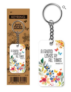 A FRIEND LOVES KEYRING 