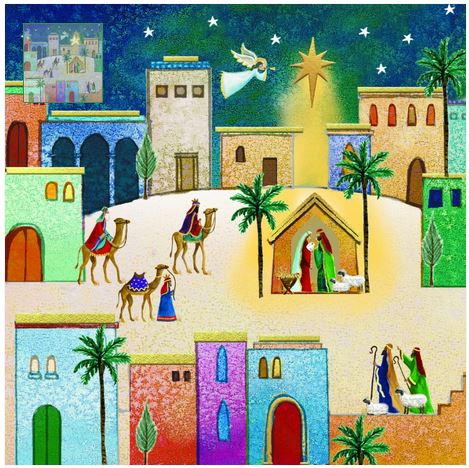 BRIGHT BETHLEHEM CHRISTMAS CARDS 