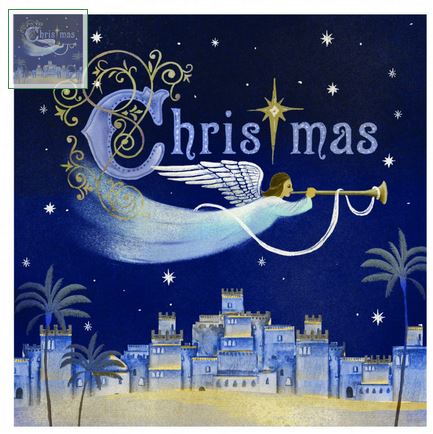 ANGEL OVER BETHLEHEM CHRISTMAS CARDS