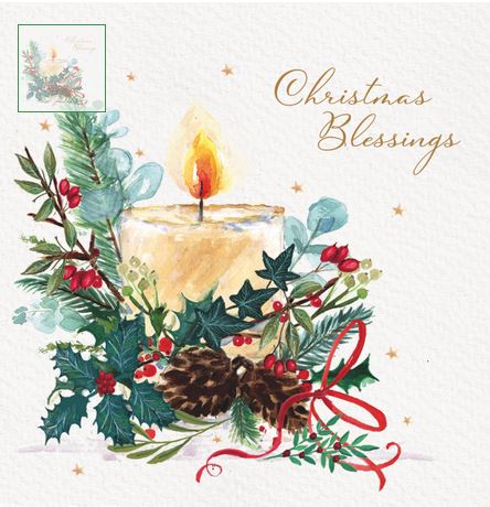 CHRISTMAS BLESSINGS CHRISTMAS CARDS  