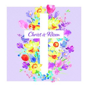 CHRIST IS RISEN EASTER CARDS PACK OF 5