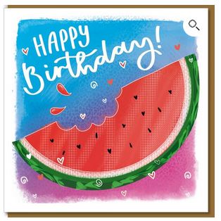 WATERMELON BIRTHDAY CARD