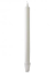 1 X 12 INCH FLUTED WHITE BEESWAX CANDLE