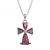 TJ CROSS NECKLACE PINK