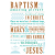 BAPTISM IS AN AMAZING PICTURE CARD
