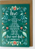 LOVE IS WEDDING CARD