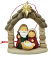 RESIN HANGING NATIVITY