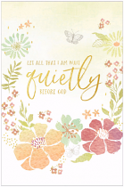 QUIETLY PRAYER JOURNAL HB