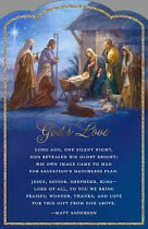 GODS LOVE NATIVITY BOX OF 18