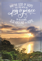 JOY AND PEACE GREETINGS CARD