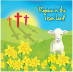 REJOICE IN THE RISEN LORD EASTER GREETINGS CARD