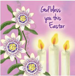 GOD BLESS YOU THIS EASTER GREETINGS CARD