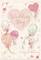 WEDDING DAY GREETINGS CARD