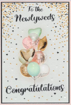 TO THE NEWLYWEDS GREETING CARD