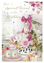 BIRTHDAY FEMALE FRIEND GREETING CARD