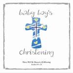 Greetings Card – Baby Boy’s Christening