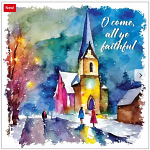 FAITHFUL CHRISTIAN CHRISTMAS CARDS PACK OF 10