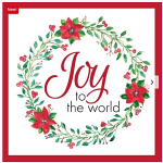 JOY WREATH CHRISTMAS CARDS PACK OF 10 