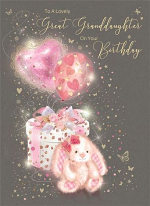 GREAT GRANDDAUGHTER BIRTHDAY CARD 