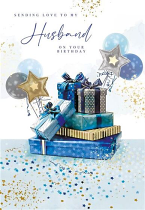HUSBAND BIRTHDAY GREETINGS CARD