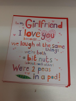 GIRLFRIEND VALENTINES CARD