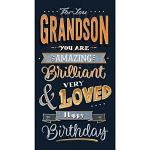 GRANDSON BIRTHDAY CARD