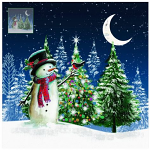 MOONLIT FOREST CHRISTMAS CARDS  