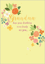 GRANDMA BIRTHDAY GREETINGS CARD