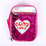 SEQUIN GODS LOVE BIBLE CASE