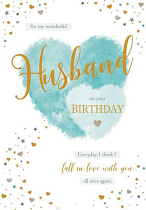 HUSBAND BIRTHDAY GREETINGS CARD