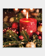 TLM CHRISTMAS CANDLE PACK OF 10 CARDS 