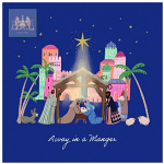 AWAY IN A MANGER CHRISTMAS CARDS 