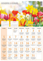 GOSPEL GEMS 2025 CALENDAR 