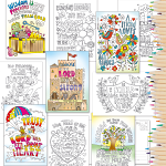 EXPLORING PROVERBS COLOURING POSTCARDS