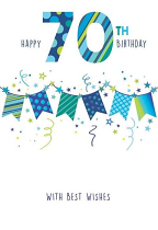 70 BIRTHDAY BANNER CARD